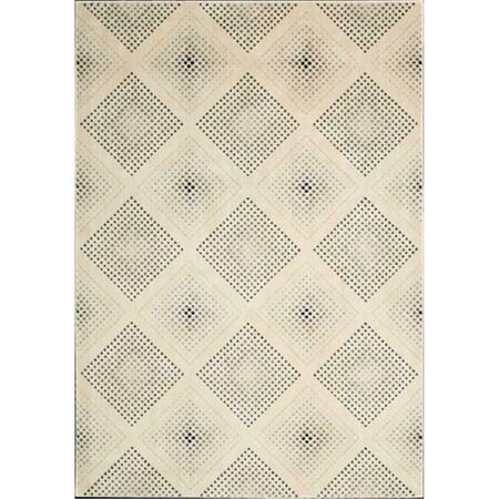 NOURISON Utopia Area Rug Collection Champagne 2 Ft 6 In. X 4 Ft 2 In. Rectangle 99446083135